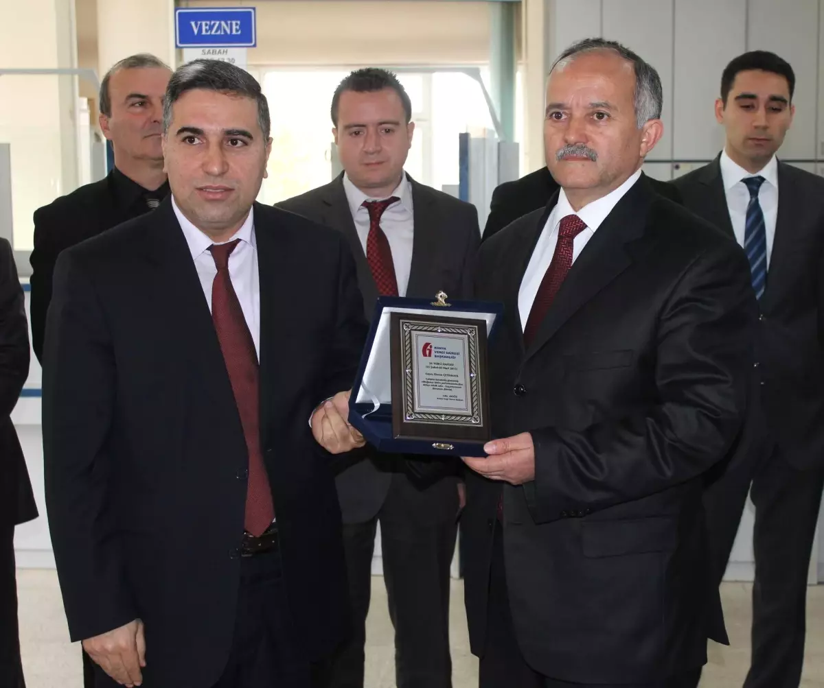 Beyşehir Vergi Dairesi Ödüllendirildi