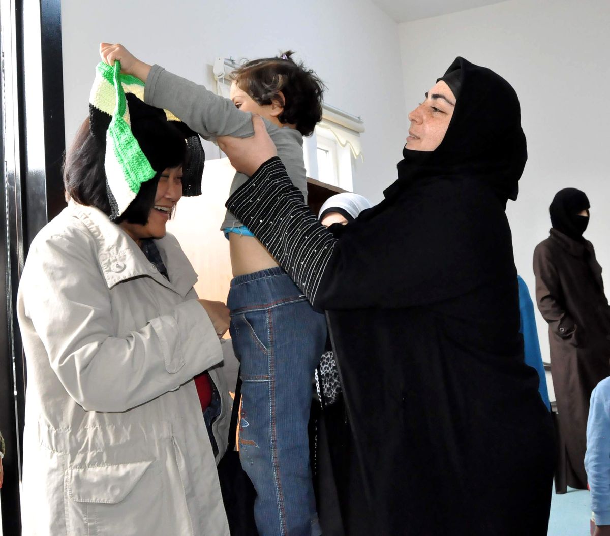 BM Heyeti Suriyeli Mültecileri Ziyaret Etti