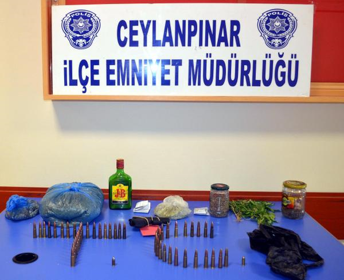 Ceylanpınar\'da Uyuşturucu ve Silah Operasyonu; 5 Gözaltı