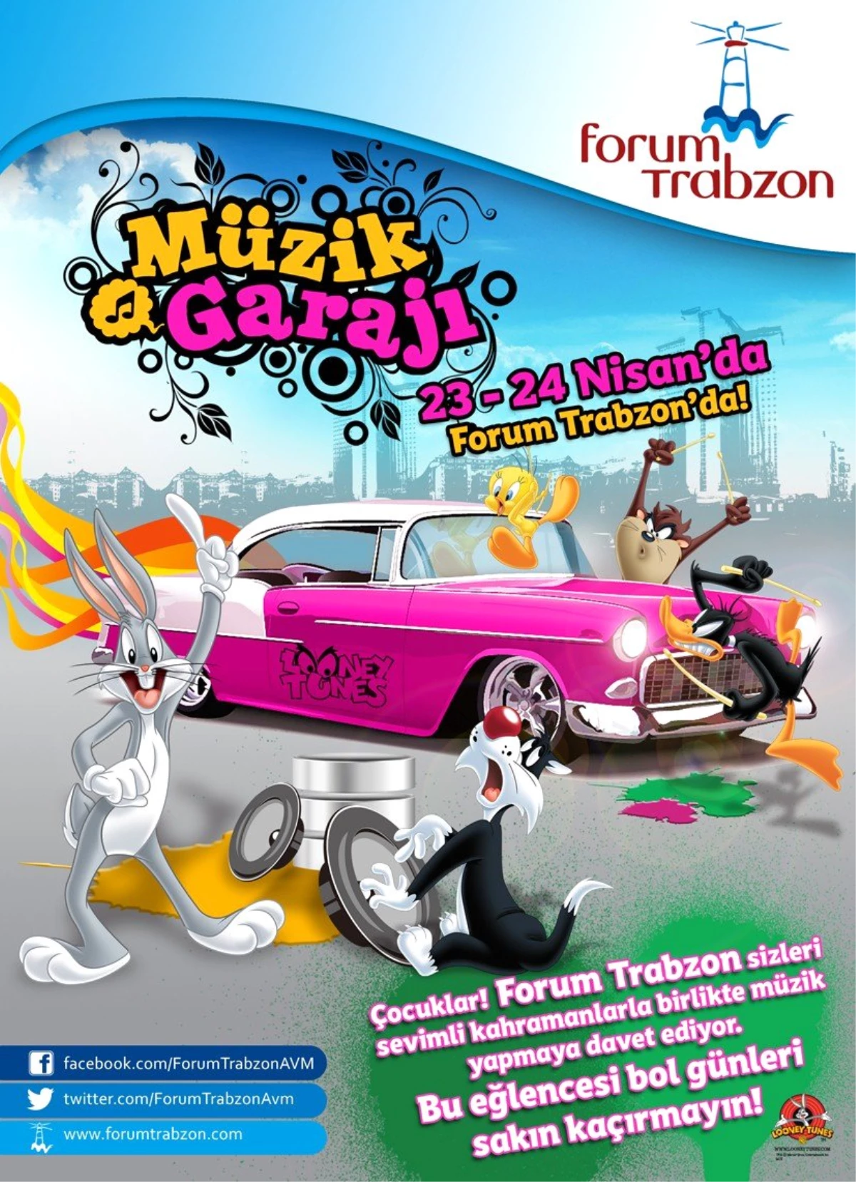 Forum Trabzon, Tüm Çocukları Müzik Garajı\'na Bekliyor
