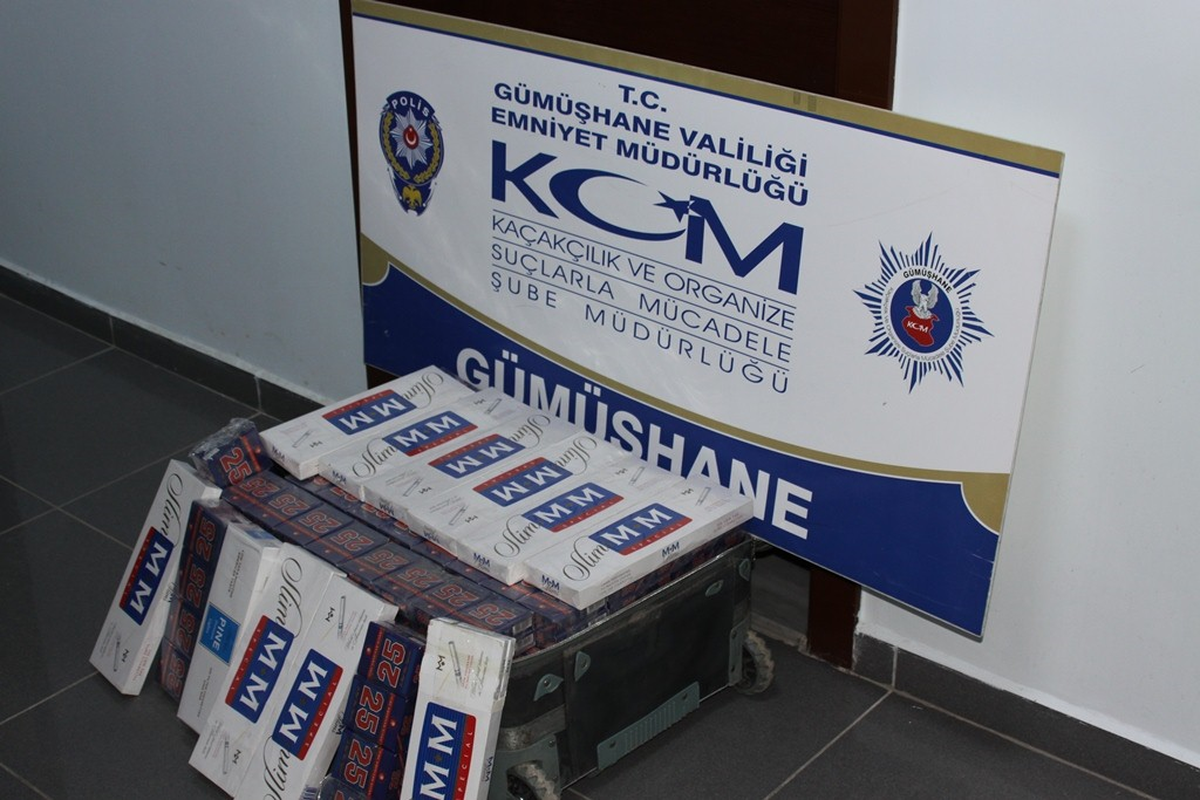 Gümüşhane\'de Kaçak Sigaraya Geçit Yok