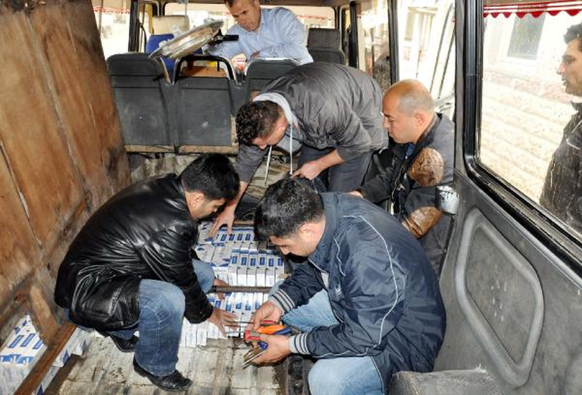 İslahiye\'de Kaçak Sigara Operasyonu