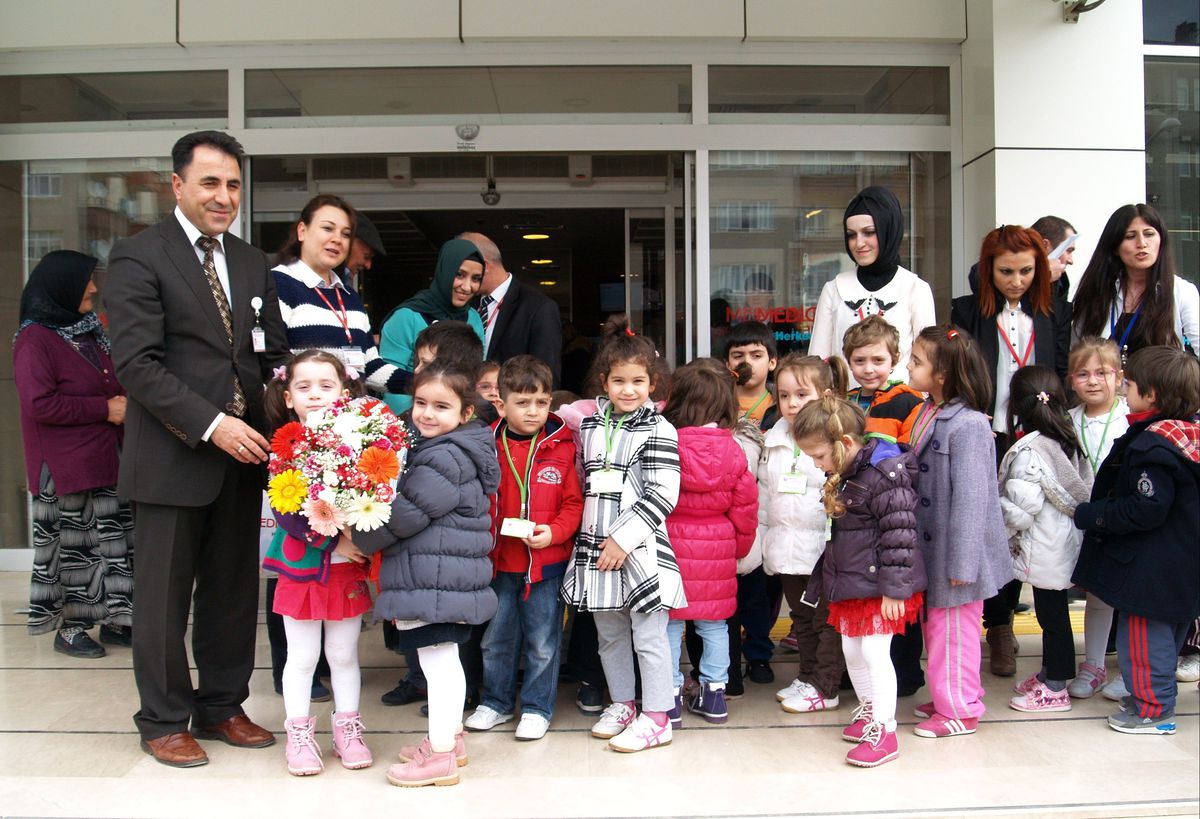 Minik Öğrenciler Medical Park\'ta