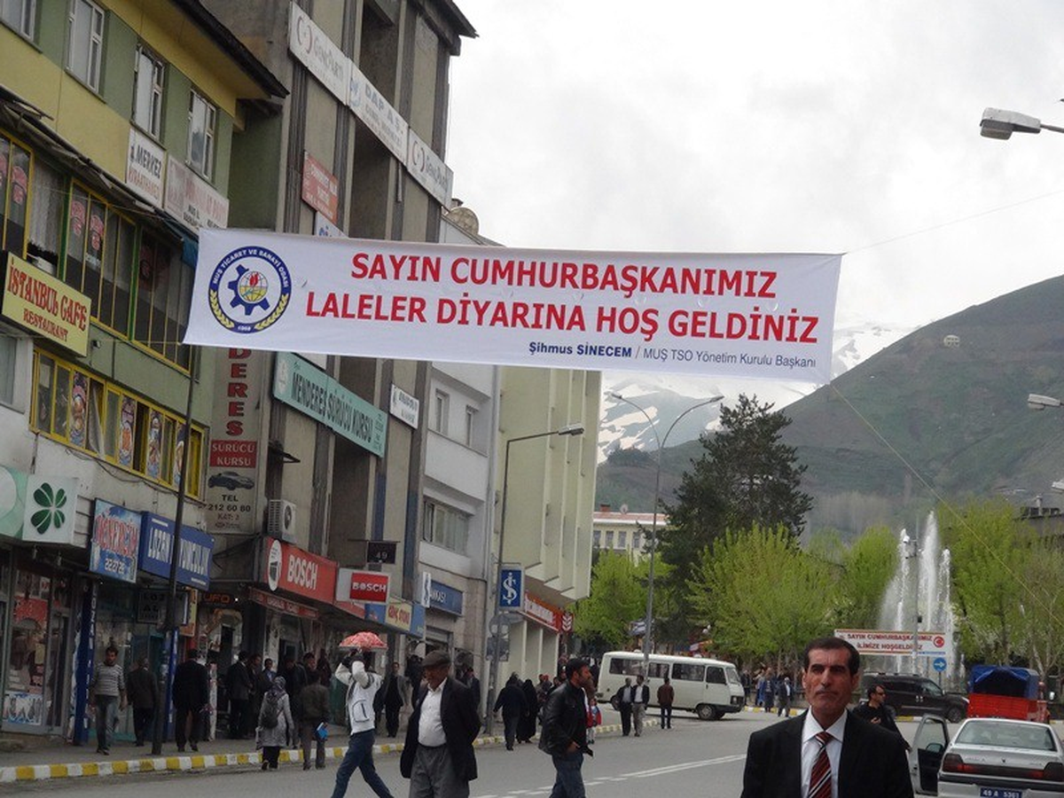 Muş 29 Yıl Aradan Sonra Cumhurbaşkanı Ağırlıyor