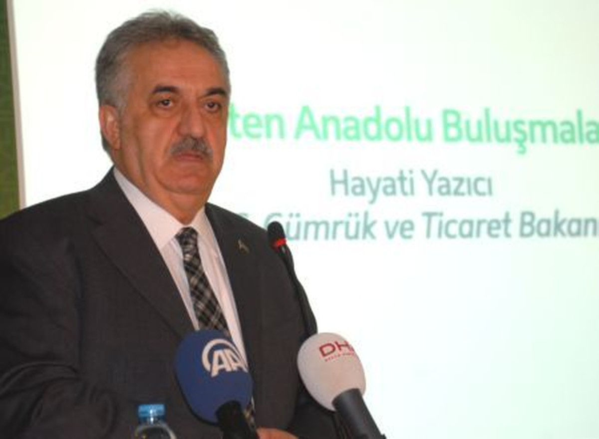 Gümrük ve Ticaret Bakanı Yazıcı Rize\'de Açıklaması