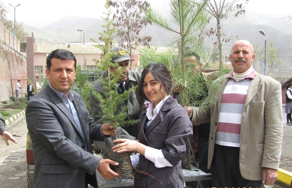 Hakkari\'de Ağaçlandırma Çalışmaları