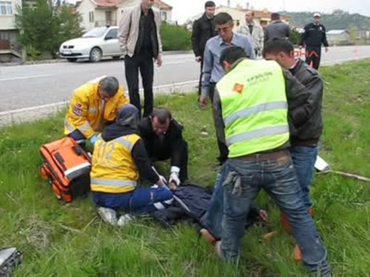 Yaralıya İlk Müdahaleyi Başhekim Yaptı 
