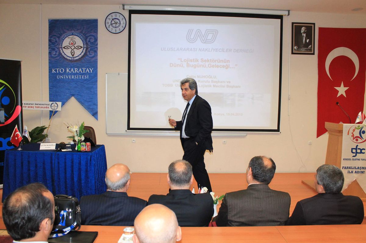 Kto-Karatay Üniversitesi\'nde "Lojistik Sektörü" Konferansı