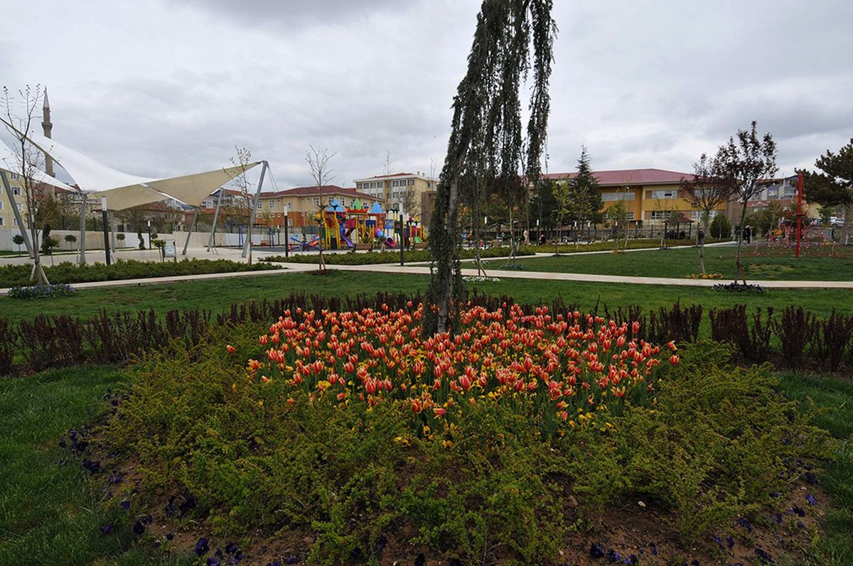 Lalelerle Kırşehir Farklı Bir Görünüme Kavuştu
