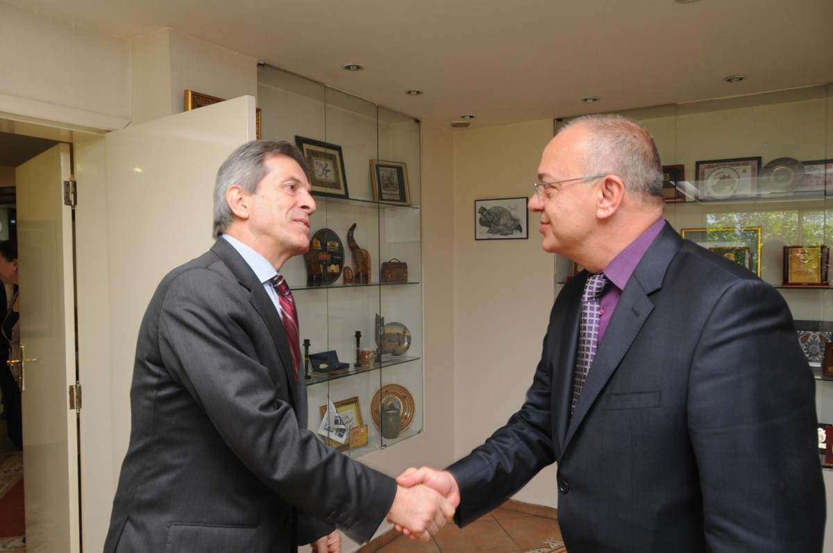 Müsteşar Haluk Ilıcak\'dan Başkan Ergün\'e Ziyaret