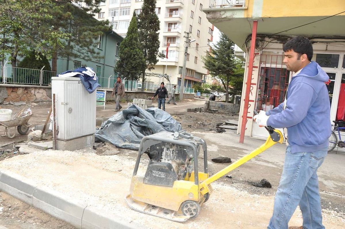 Odunpazarı'nda Üst Yapı Çalışmaları