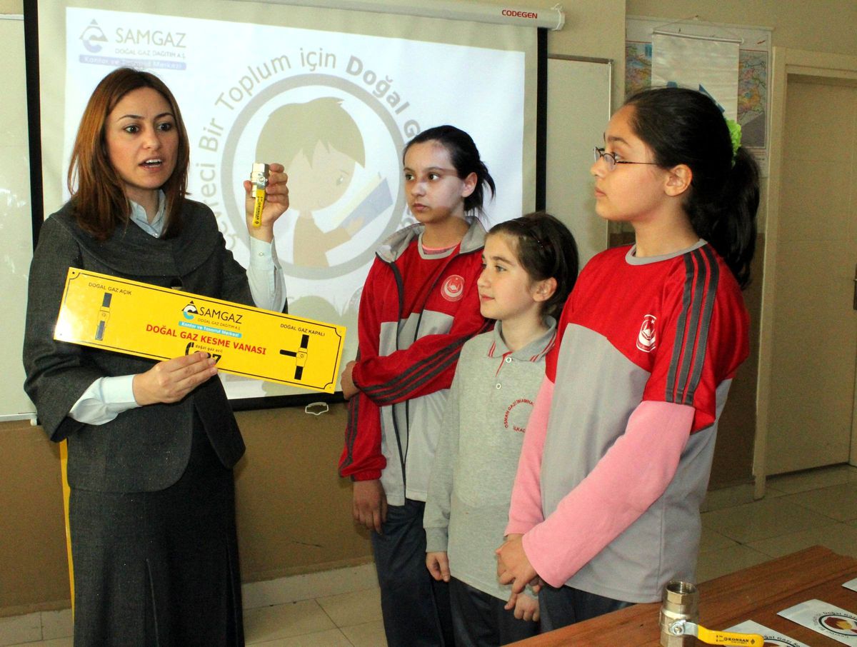 SAMGAZ Öğrenciler İçin Doğalgaz Semineri Düzenledi