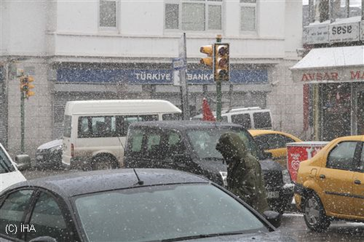 Ardahan\'da Kar Yağışı
