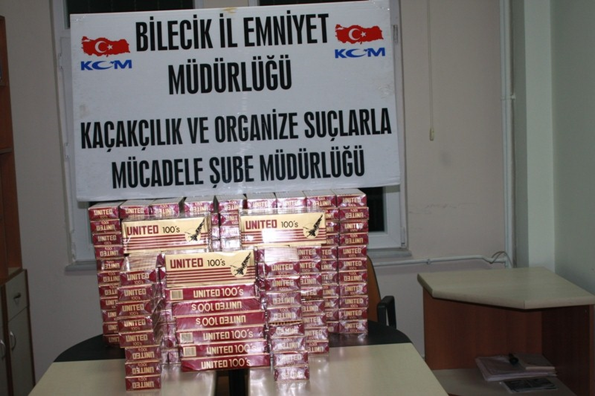 Bin 800 Paket Gümrük Kaçağı Sigara Ele Geçirildi