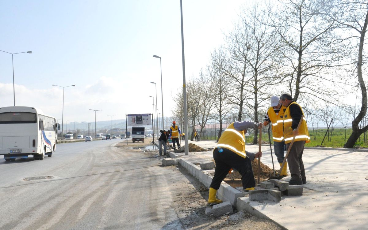 Büyükçekmece\'de Ağaçlandırma Çalışmaları Devam Ediyor