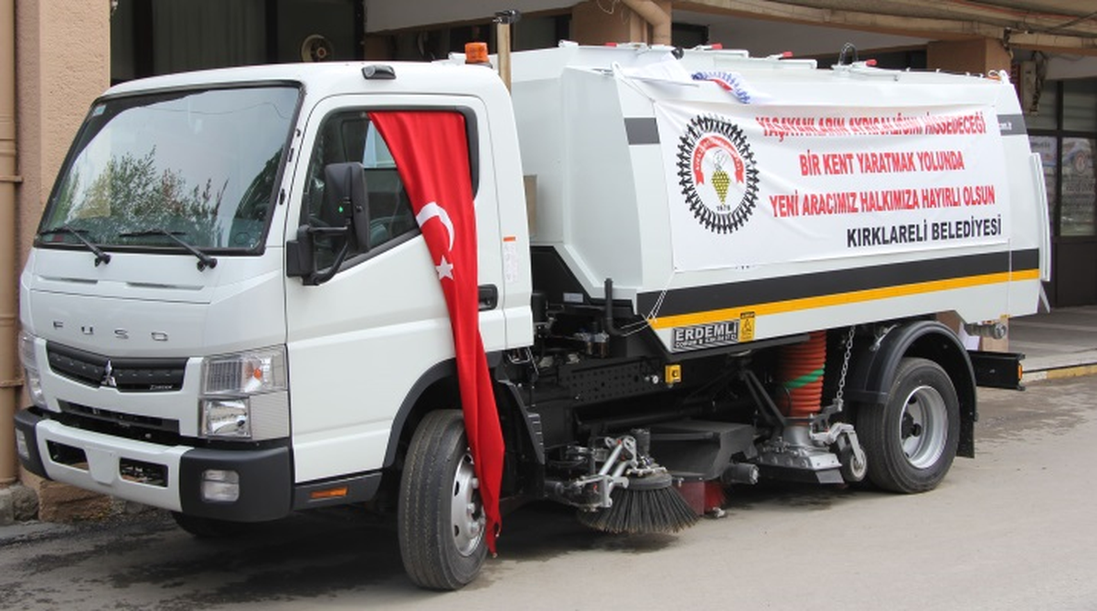 Kırklareli Belediye Yeni Bir Araç Filosu