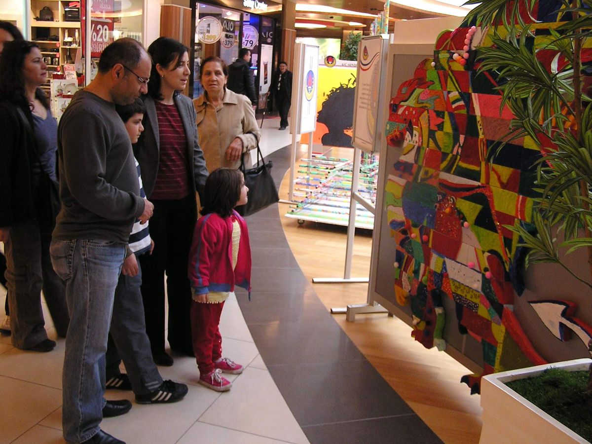 Öğrencilerden 23 Nisan Sanat Sergisi