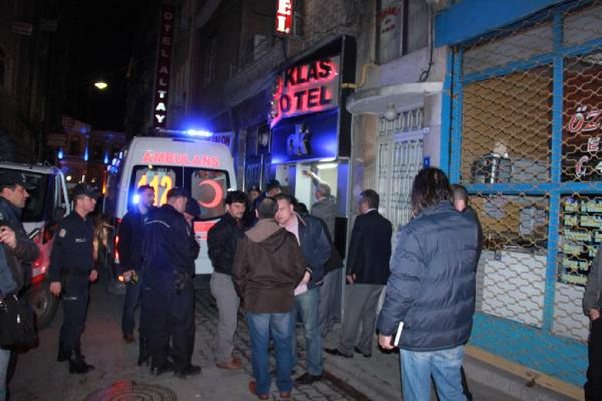 Samsun\'da Otel Baskını: 1 Ölü, 2 Yaralı