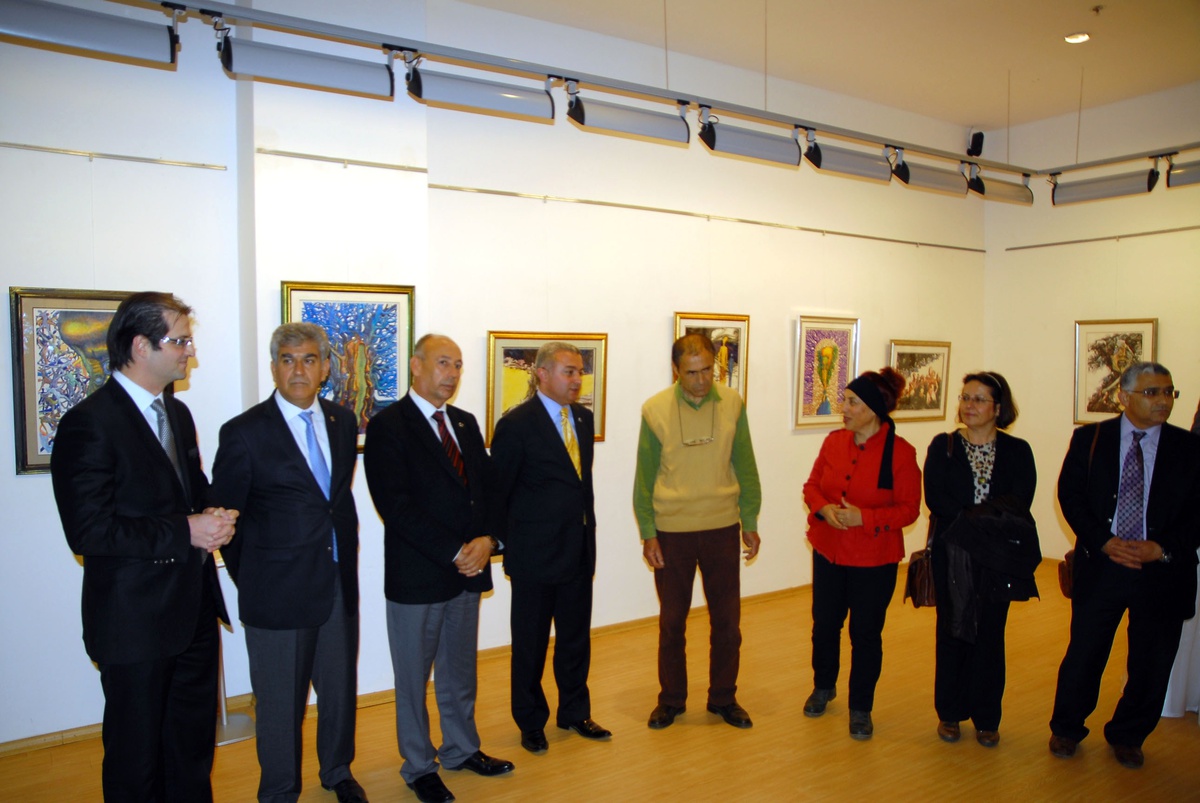 Sanko Sanat Galerisi\'nde "Heykel- Resim" Sergisi Açıldı