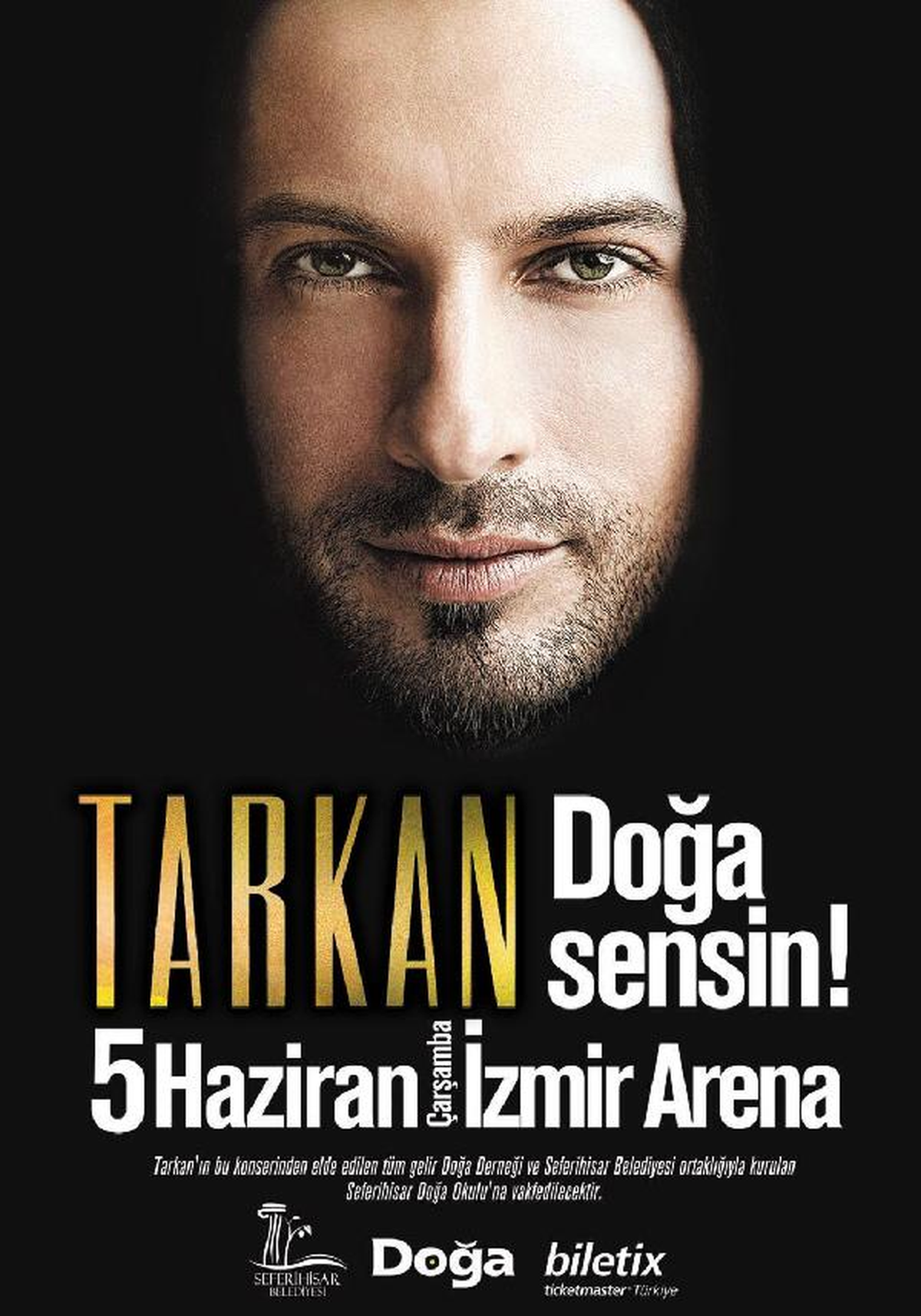 Tarkan, Doğa Okulu İçin Konser Verecek