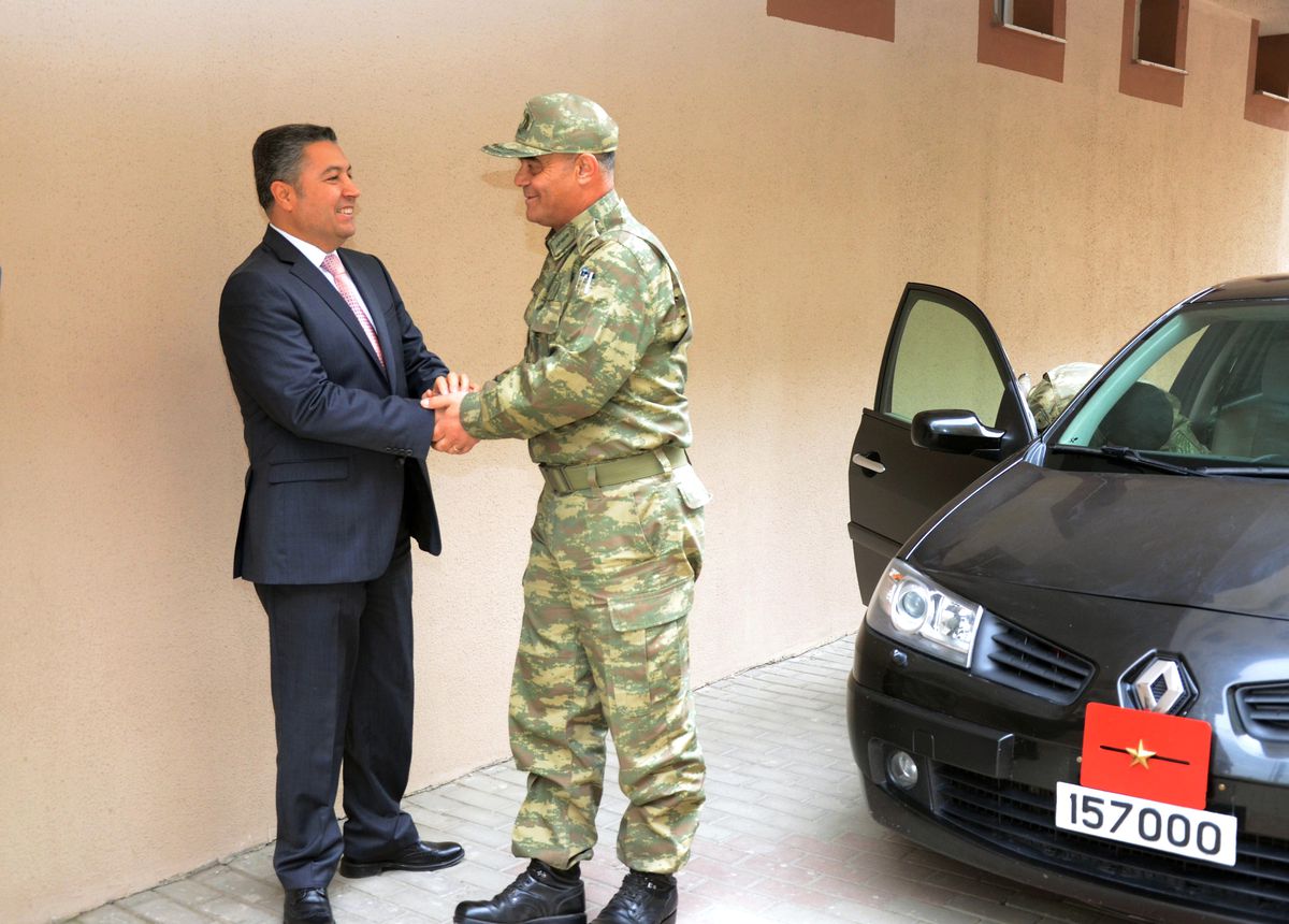 Tugay Komutanından, Emniyet Müdürüne Ziyaret
