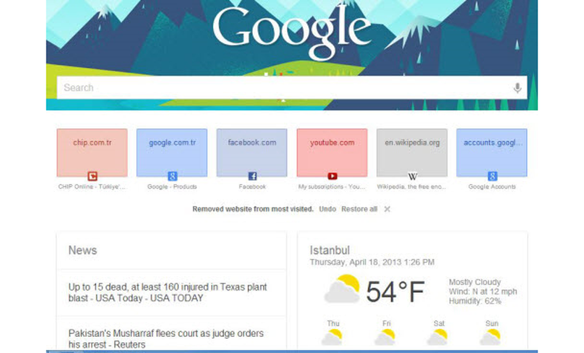 Chrome\'a yeni sekme dopingi!