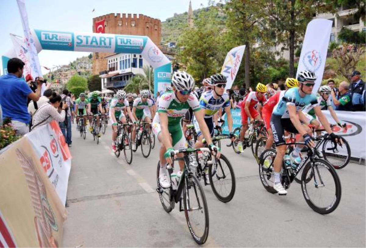 Bisiklet Turu\'nda Alanya- Antalya Etabı Başladı
