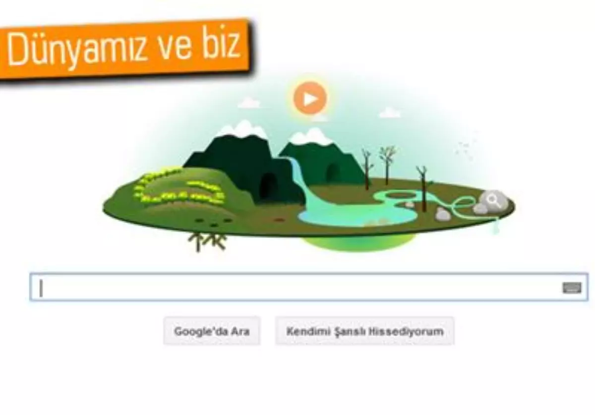 Google\'dan Dünya Günü\'ne Özel Doodle