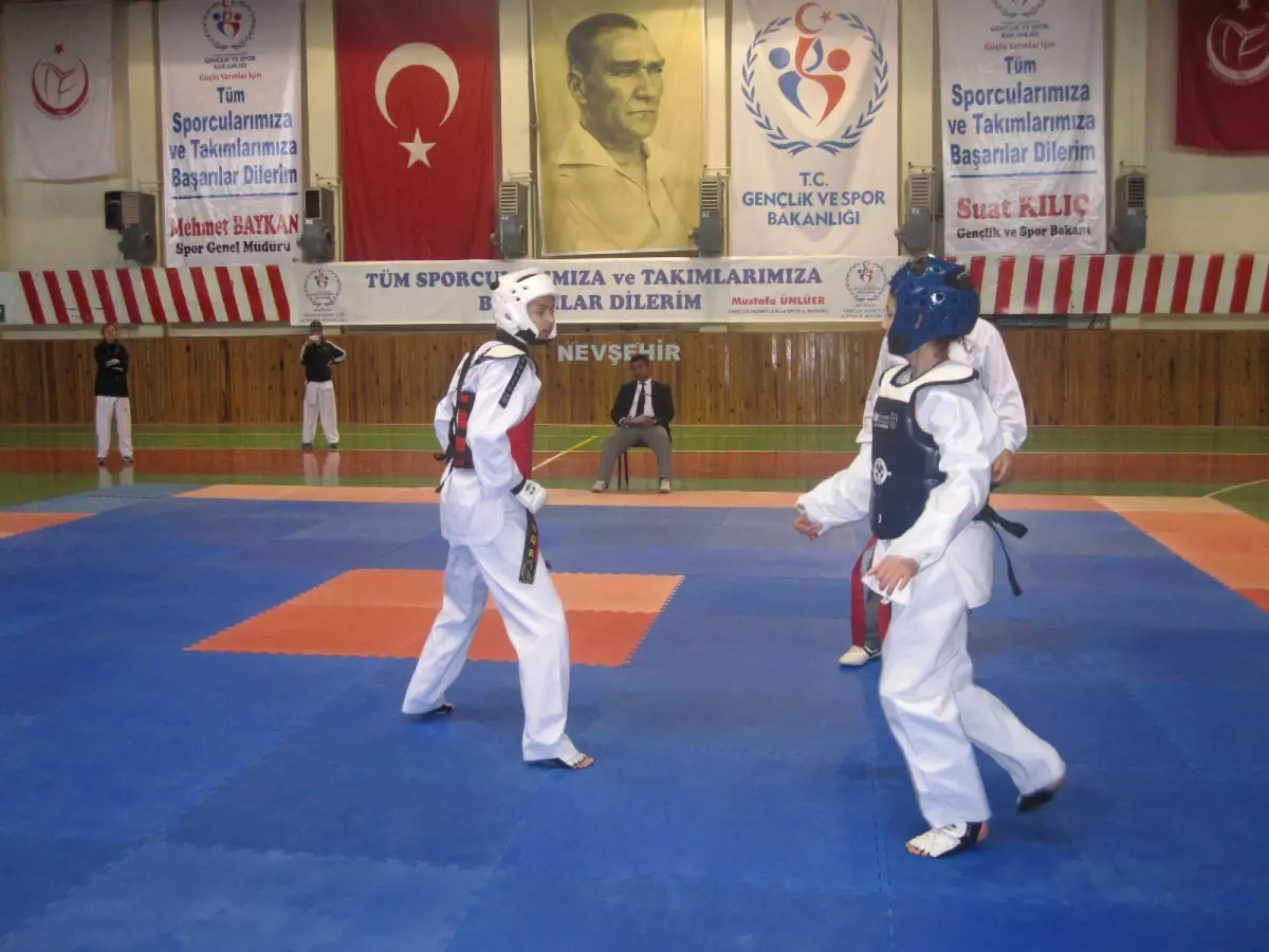 Taekwondo Anadolu Ligi 2. Kademe Müsabakaları Nevşehir\'de Yapıldı