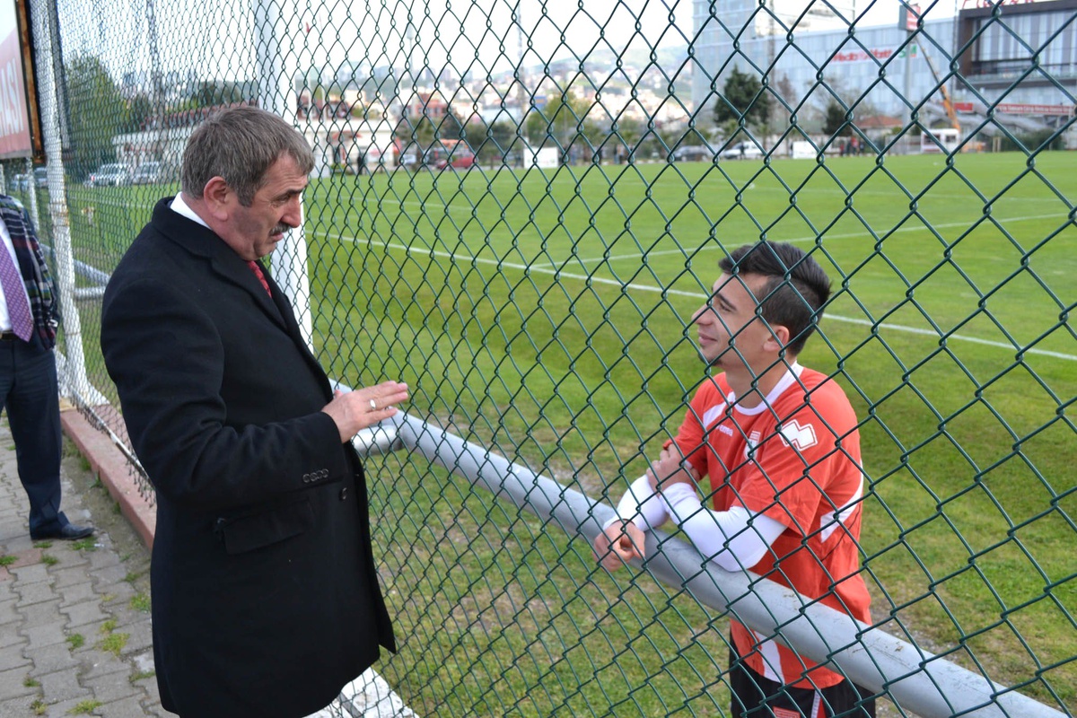 AK Partililerden Samsunspor\'a Ziyaret