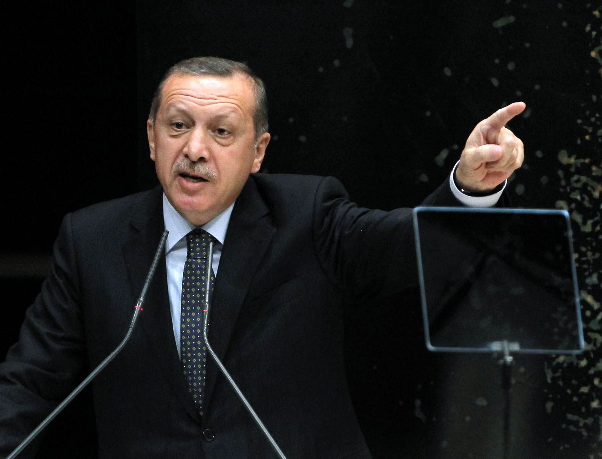 AK Parti Genel Başkanı ve Başbakan Recep Tayyip Erdoğan, "Tek Başımıza da Kalsak, Yalnız da...