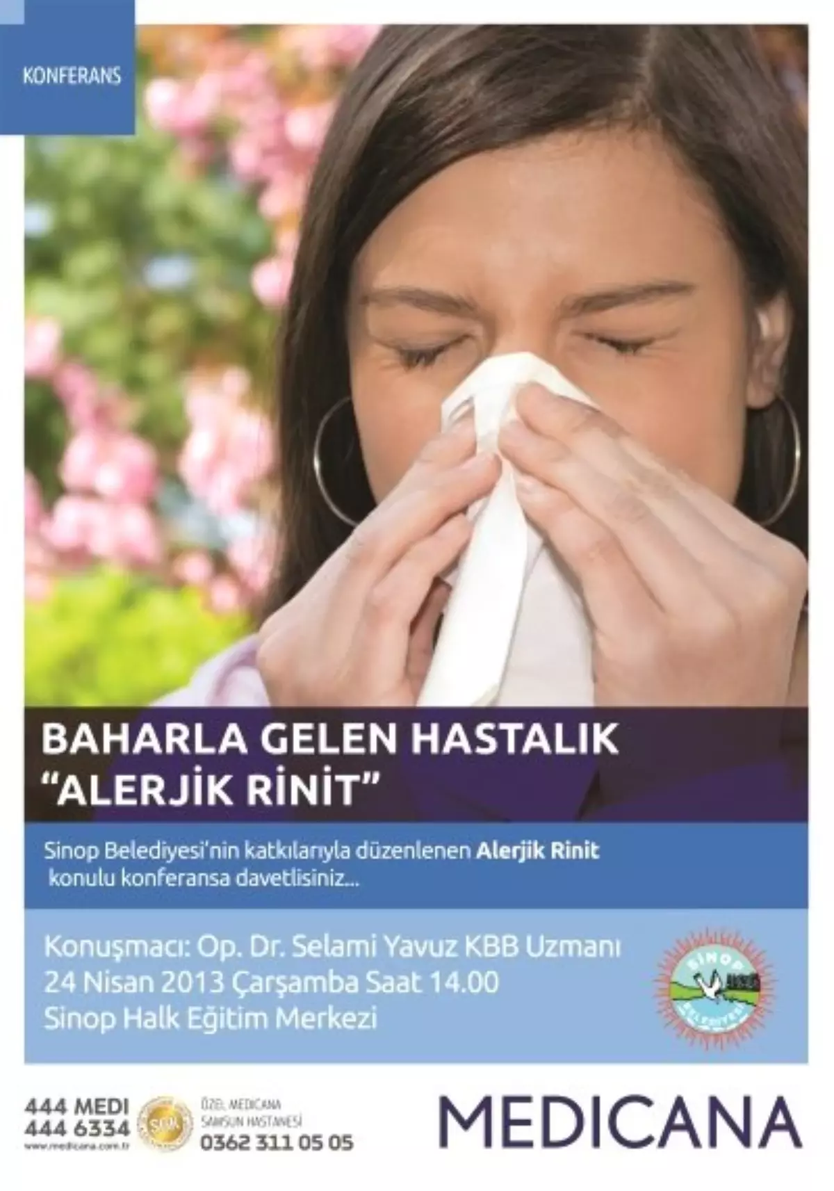 Bahatla Gelen Alerjik Rinit Konferansı Sinop\'ta