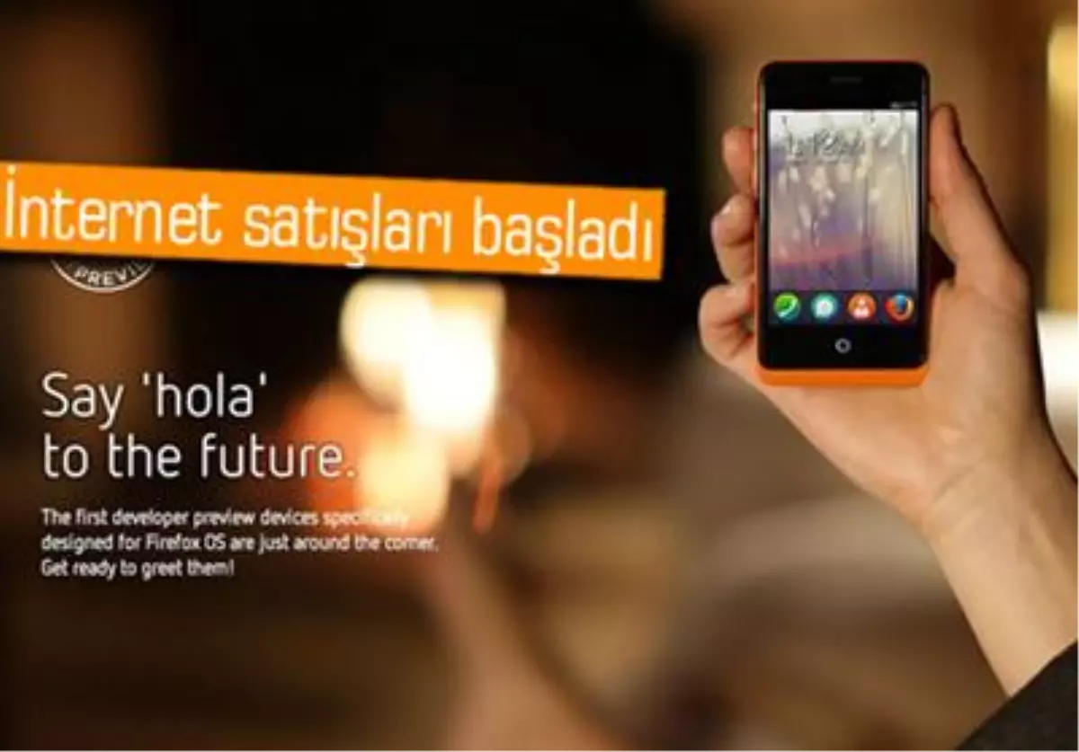 Firefox Os\'lu Cihazlar Satışa Çıkartıldı