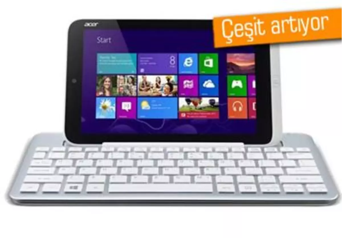 Windows 8\'li Acer Iconia W3 Tablet Göründü