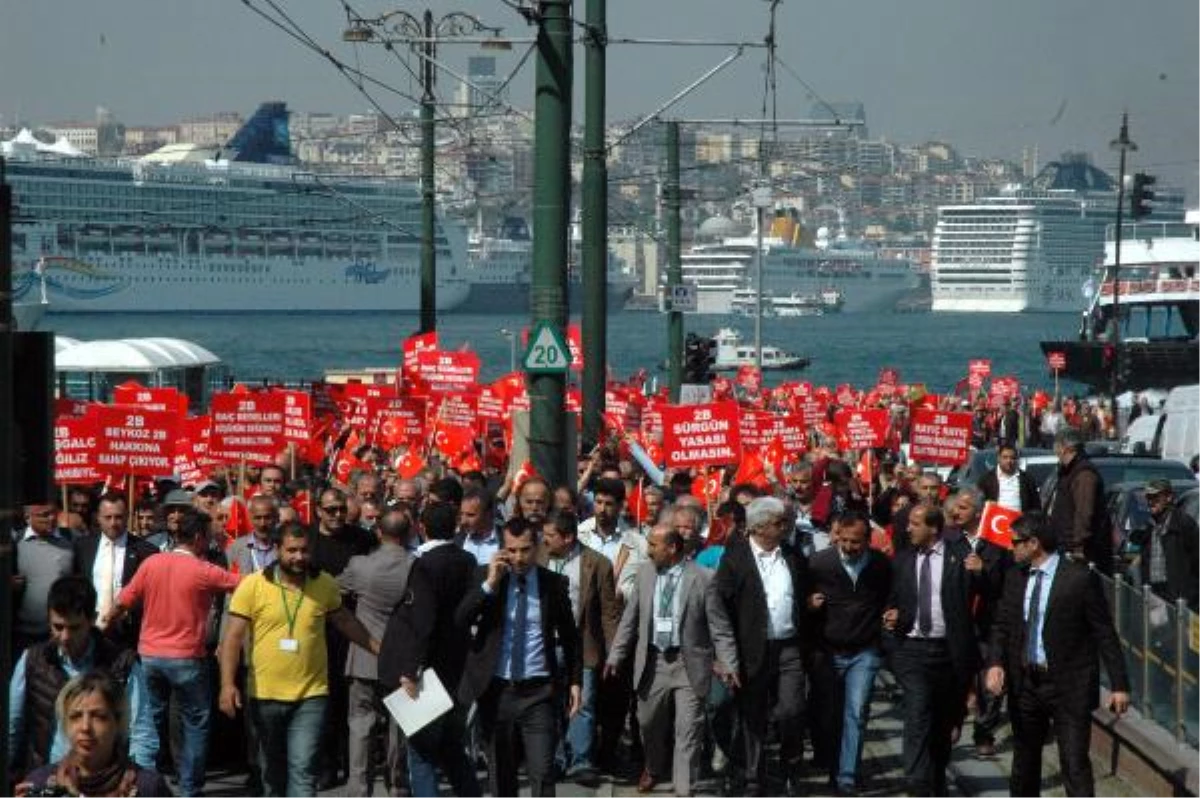 Beykozlular 2b Yasasını Protesto Ettı