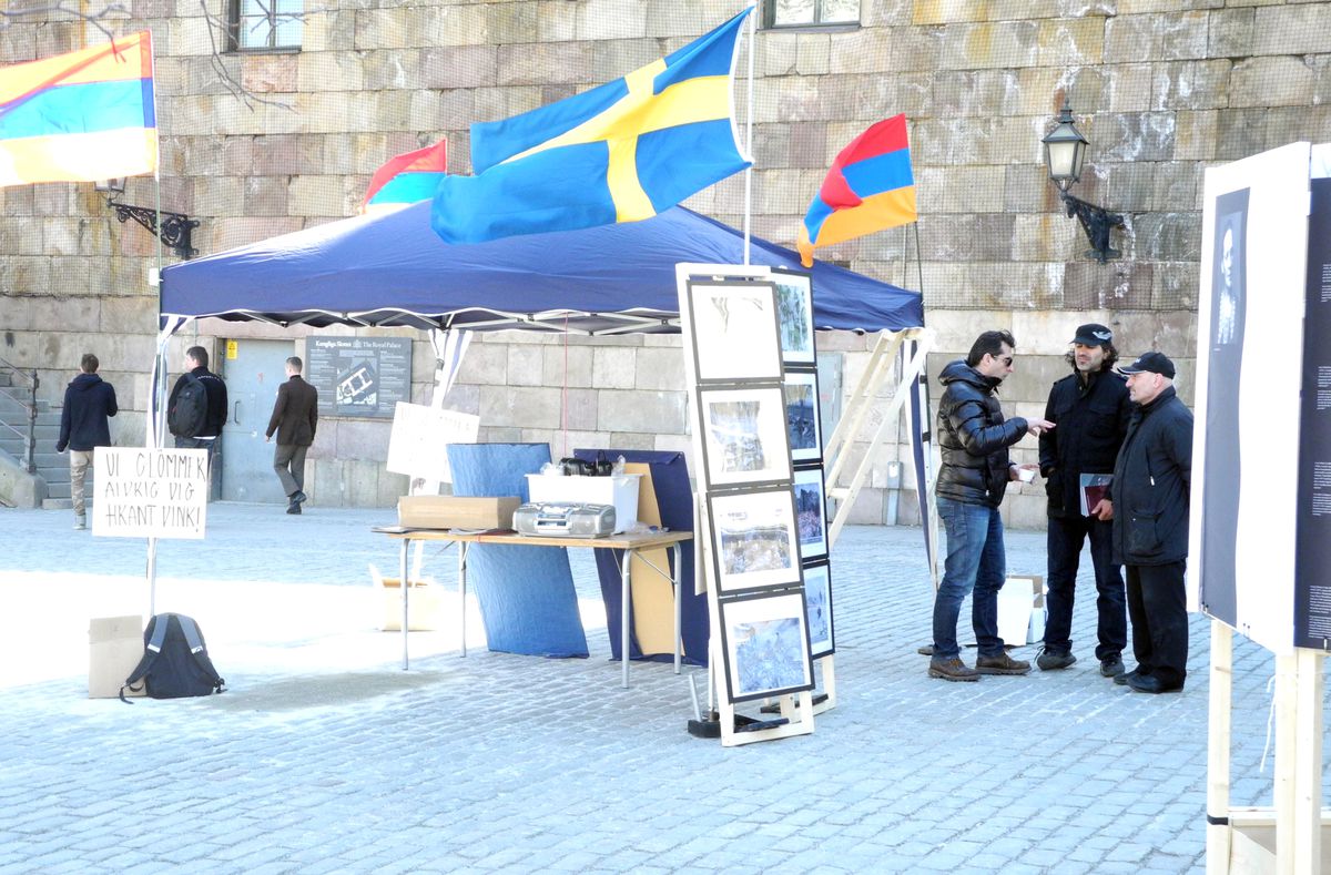 İsveç\'te Sözde Ermeni Soykırımı Standı İlgi Görmedi