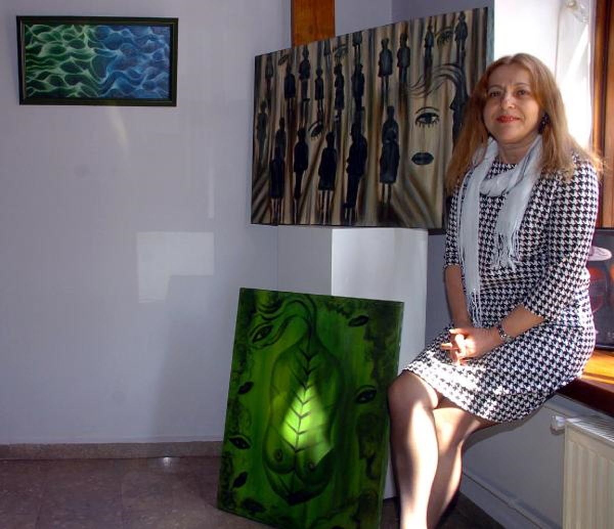 Kapısında Tablo Yaktığı Galeride Sergi Açtı