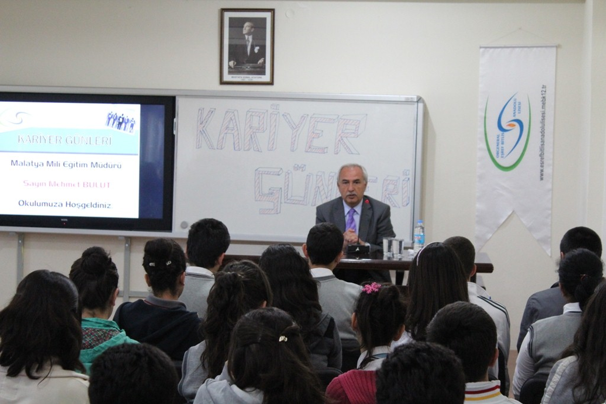 Malatya İl Milli Eğitim Müdürü Mehmet Bulut, "Kariyer Günleri" Programına Katıldı