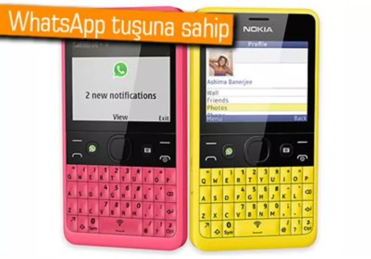 Qwerty Klavyeli Nokia Asha 210 Tanıtıldı