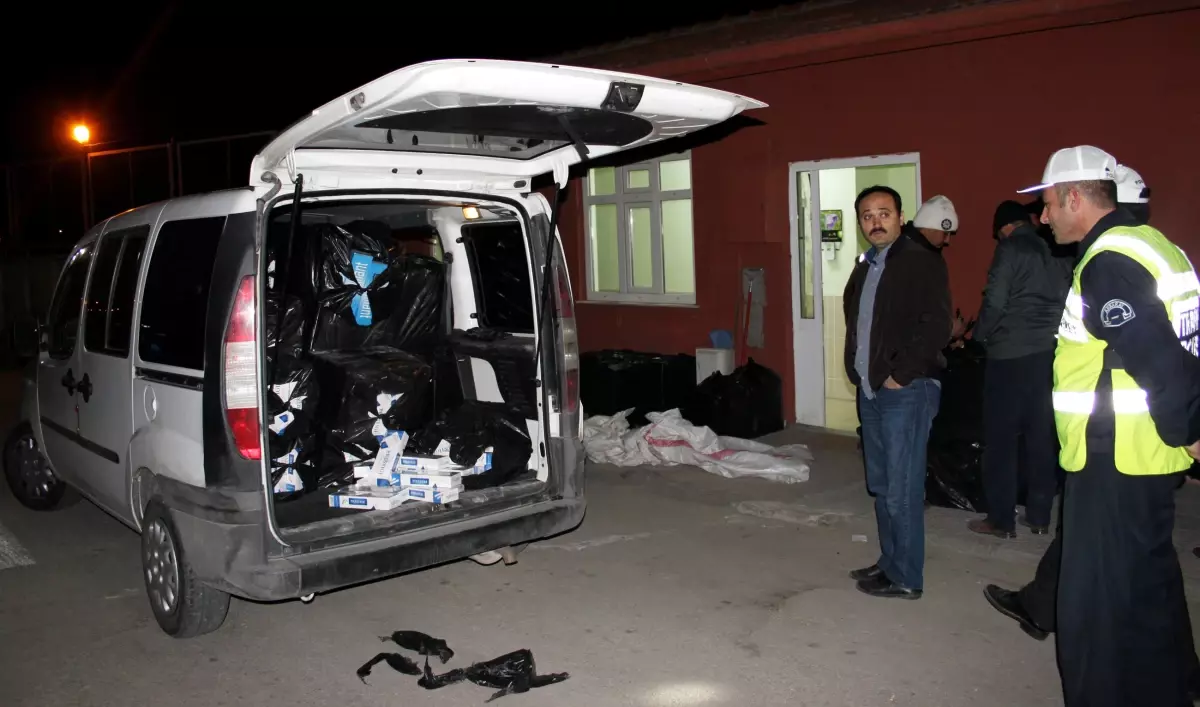 Aksaray\'da Kaçak Sigara Operasyonu