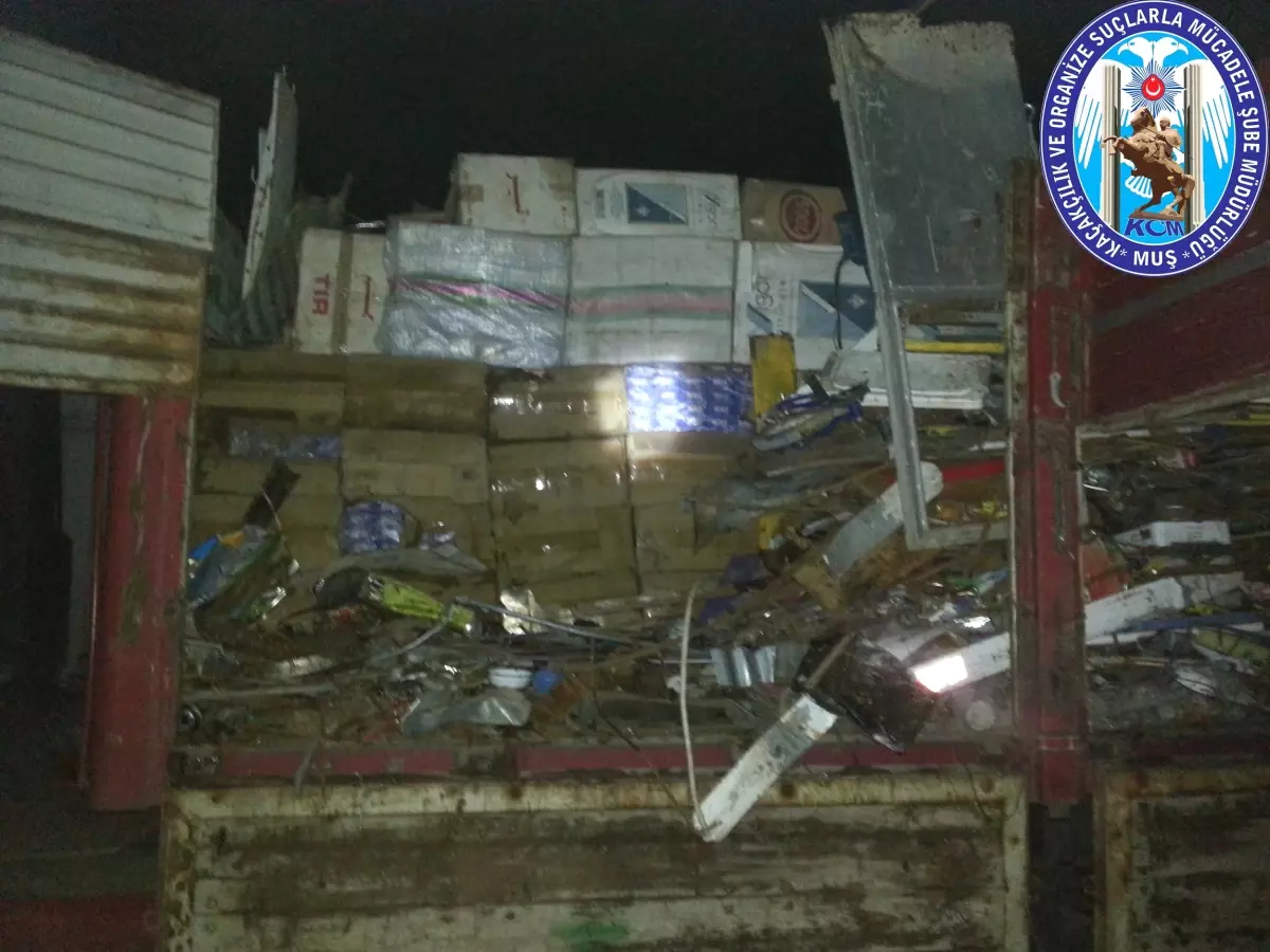 Muş\'ta Kaçakçılık Operasyonu