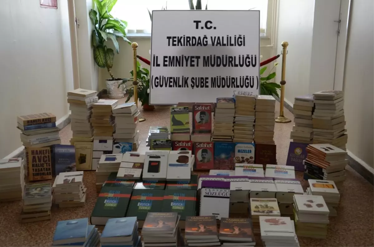 Tekirdağ Polisinden Korsan Kitap Operasyonu