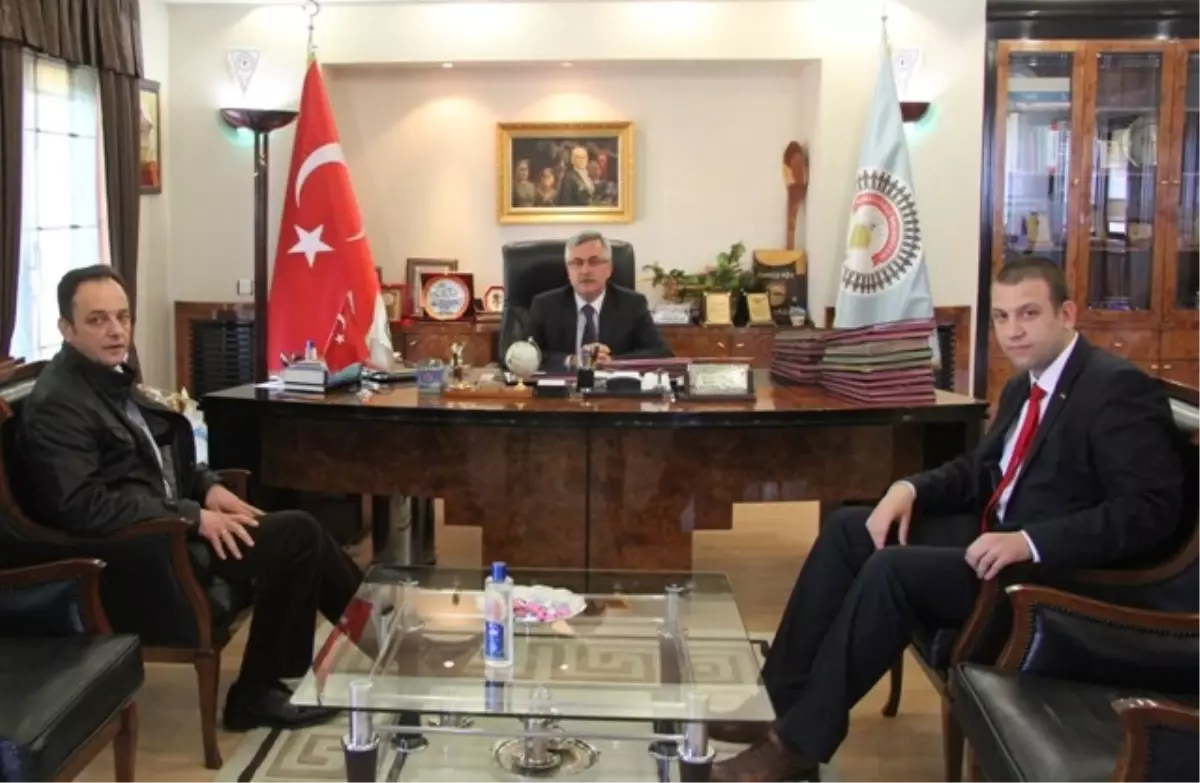 Başkan Çağlayan\'a Ziyaret