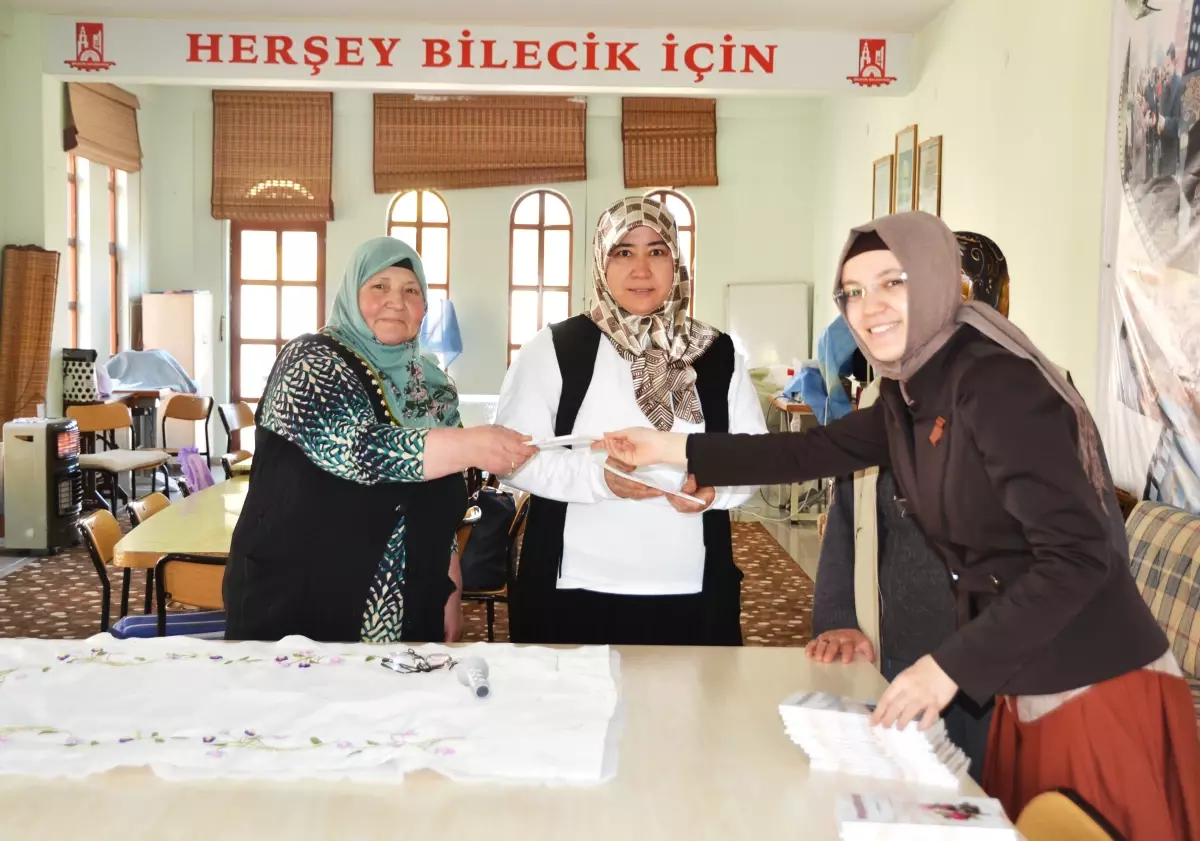 Bilecek Belediyesi\'nden Kursiyerle Kutlu Doğum Haftası Hediyesi
