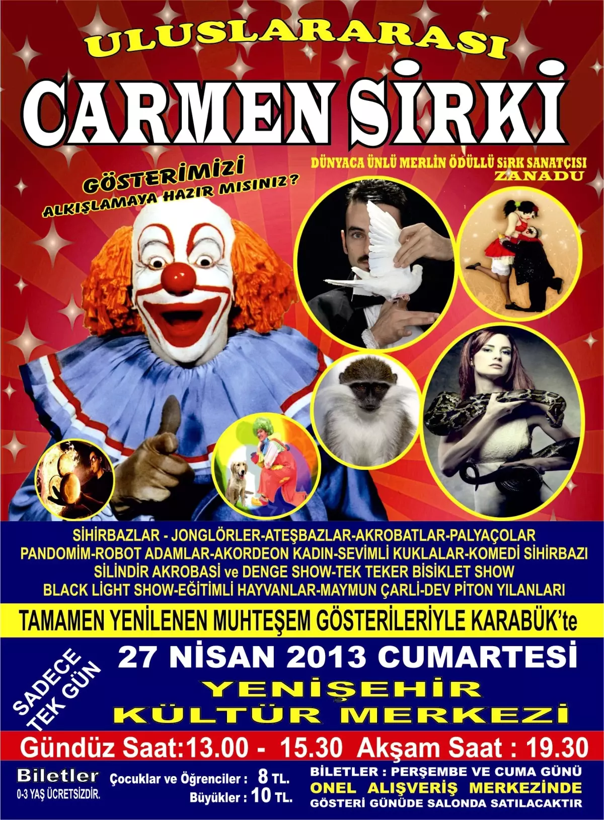 Carmen Sirki Yarın Karabük\'te