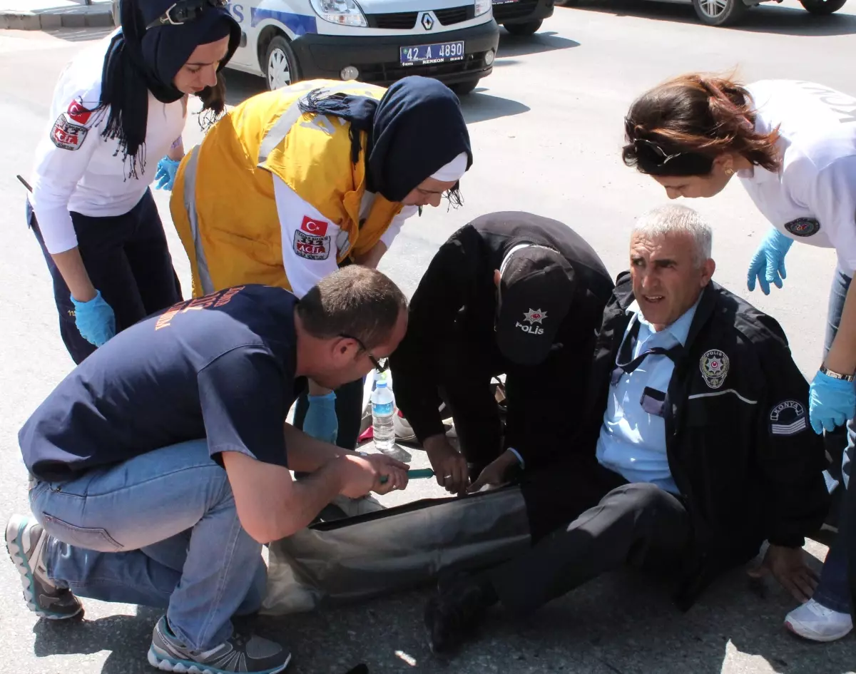 Hırsız, Polisin Bacağını Kırdı