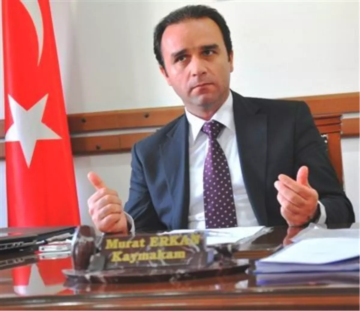 Kaymakam Erkan, Muhtarlarla Bir Araya Geldi