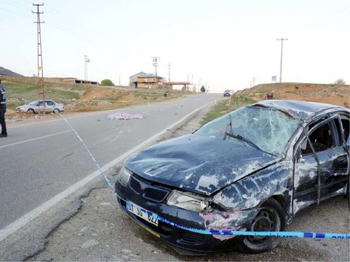 Nurhak\'ta Otomobil Devrildi: 1 Ölü, 1 Yaralı