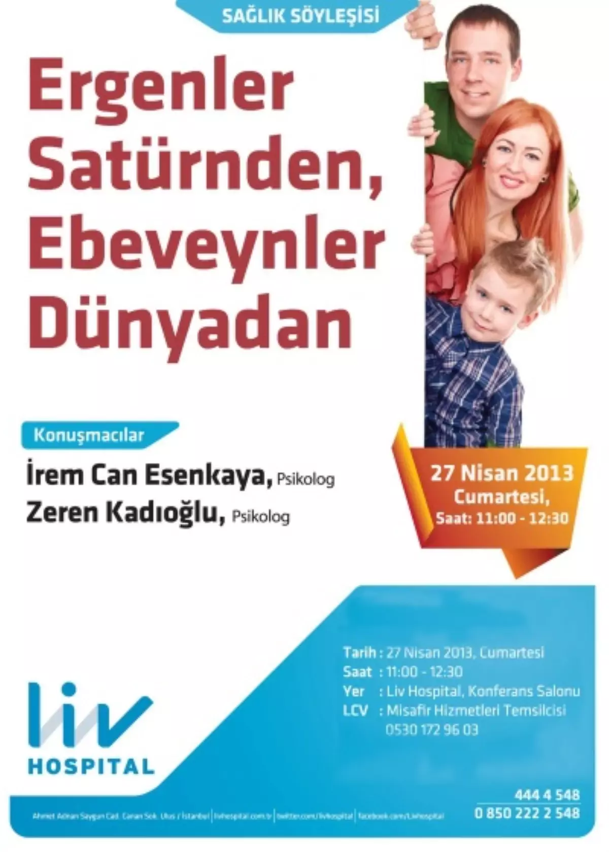 Liv Hospıtal Anne ve Babaları Söyleşiye Davet Ediyor