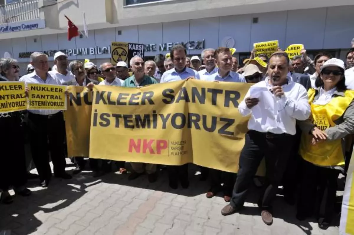 Mersin\'de Nükleer Santral Tepkisi